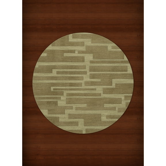 Dalyn Dover Area Rug DV6 Dv6 Marsh Blocks Squares 12' x 12' Round