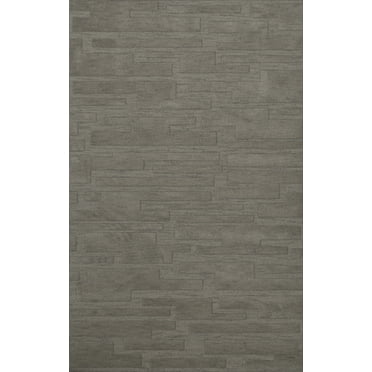 Dalyn Dover Area Rug DV6 Dv6 Silver Blocks Squares 3' x 5' Rectangle
