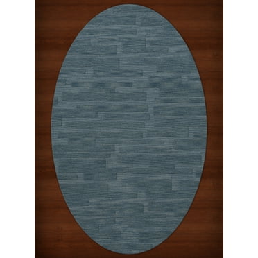 Dalyn Dover Area Rug DV6 Dv6 Sky Blocks Squares 6' x 9' Oval