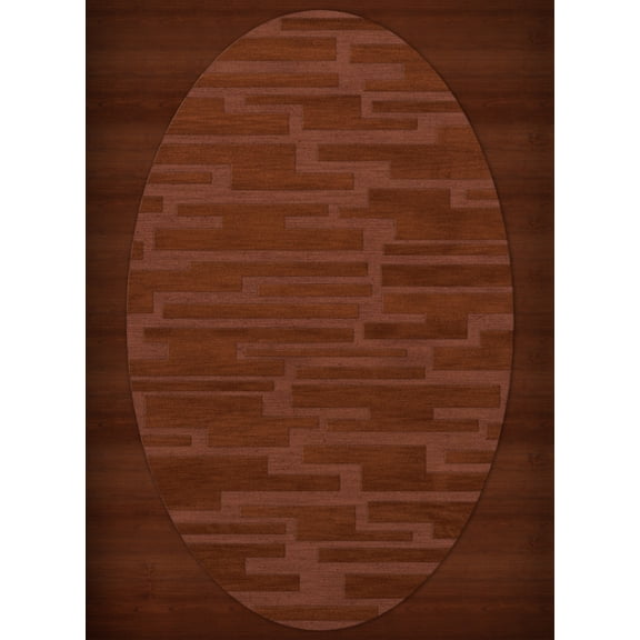 Dalyn Dover Area Rug DV6 Dv6 Spice Blocks Squares 12' x 18' Oval