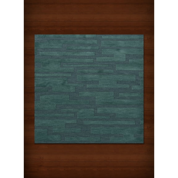Dalyn Dover Area Rug DV6 Dv6 Teal Blocks Squares 12' x 12' Square