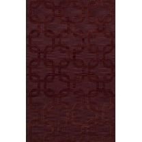 Dalyn Dover Area Rug DV7 Dv7 Burgundy Rectangles Loops 8' x 10' Rectangle