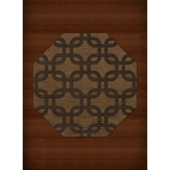 Dalyn Dover Area Rug DV7 Dv7 Caramel Rectangles Loops 10' x 10' Octagon