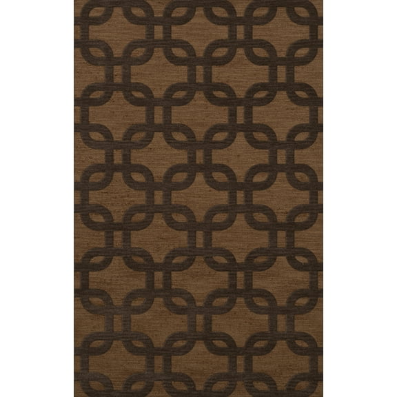 Dalyn Dover Area Rug DV7 Dv7 Caramel Rectangles Loops 3' x 5' Rectangle
