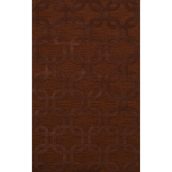 Dalyn Dover Area Rug DV7 Dv7 Paprika Rectangles Loops 3' x 5' Rectangle