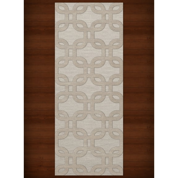 Dalyn Dover Area Rug DV7 Dv7 Putty Rectangles Loops 2' 6" x 10' Rectangle