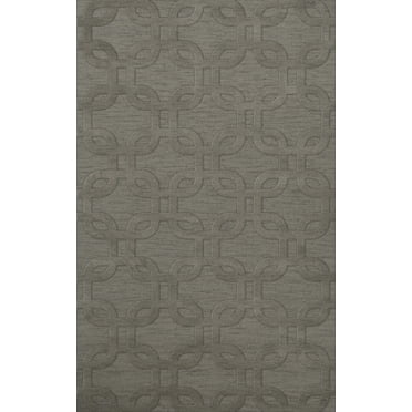 Dalyn Dover Area Rug DV7 Dv7 Silver Rectangles Loops 3' x 5' Rectangle