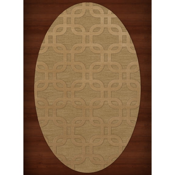 Dalyn Dover Area Rug DV7 Dv7 Wheat Rectangles Loops 3' x 5' Oval