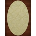 thumbnail image 1 of Dalyn Dover Area Rug DV8 Dv8 Mint Quaterfoil Trellis 12' x 15' Oval, 1 of 1