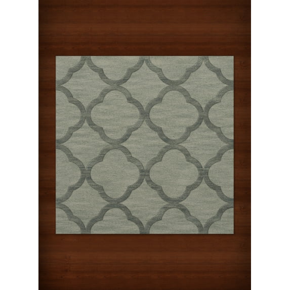 Dalyn Dover Area Rug DV8 Dv8 Spa Quaterfoil Trellis 4' x 4' Square