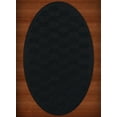 thumbnail image 1 of Dalyn Dover Area Rug DV9 Dv9 Black Grid Waves 12' x 18' Oval, 1 of 5