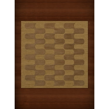 Dalyn Dover Area Rug DV9 Dv9 Gold Dust Grid Waves 10' x 10' Square
