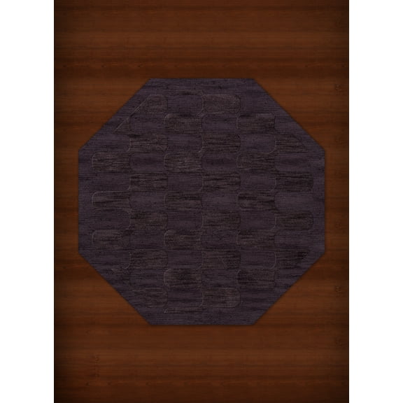 Dalyn Dover Area Rug DV9 Dv9 Grape Ice Grid Waves 8' x 8' Octagon