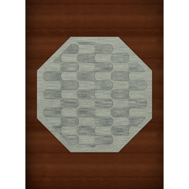 Dalyn Dover Area Rug DV9 Dv9 Seaglass Grid Waves 10' x 10' Octagon
