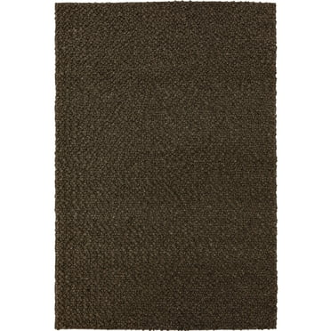 Dalyn Gorbea Shag Area Rug GR1 Gr1 Chocolate Chocolate Flat Plush 5' x 7' 6" Rectangle