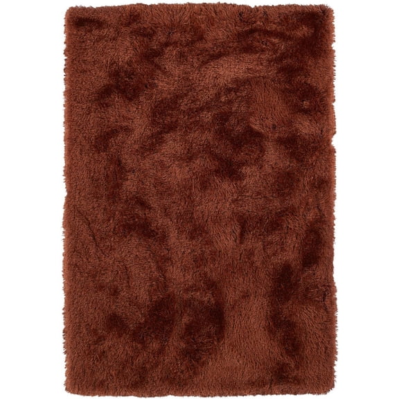 Dalyn Impact Area Rug IA100 Ia100 Paprika Paprika Fluffy Shag 2' 3" x 7' 6" Rectangle