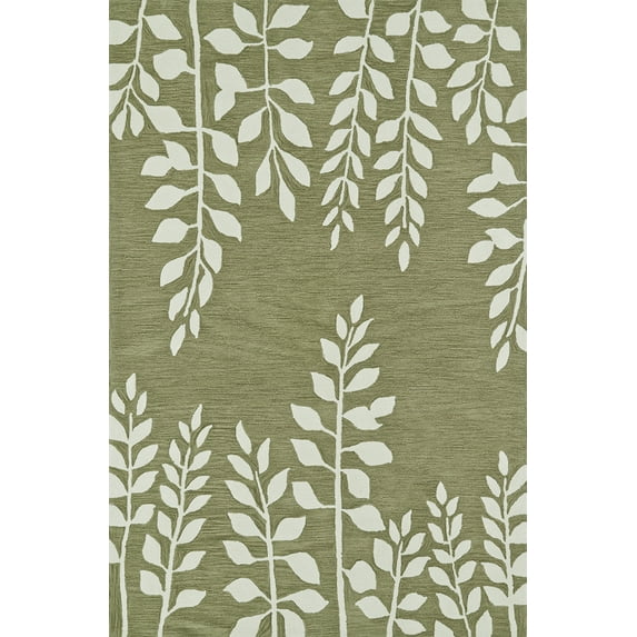 Dalyn Journey Area Rug JR21 Jr21 Fern Fern Stalks Petals 3' 6" x 5' 6" Rectangle