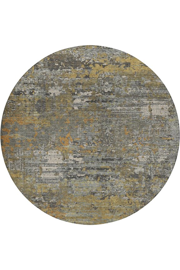 Dalyn Kochi Area Rug KC12-Gray KC12GY8RO Gray, 8' x 8'
