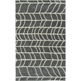 thumbnail image 1 of Dalyn Pesario Area Rug PE2 Pe2 Pewter Pewter Curves Lines 8' x 10' Rectangle, 1 of 2
