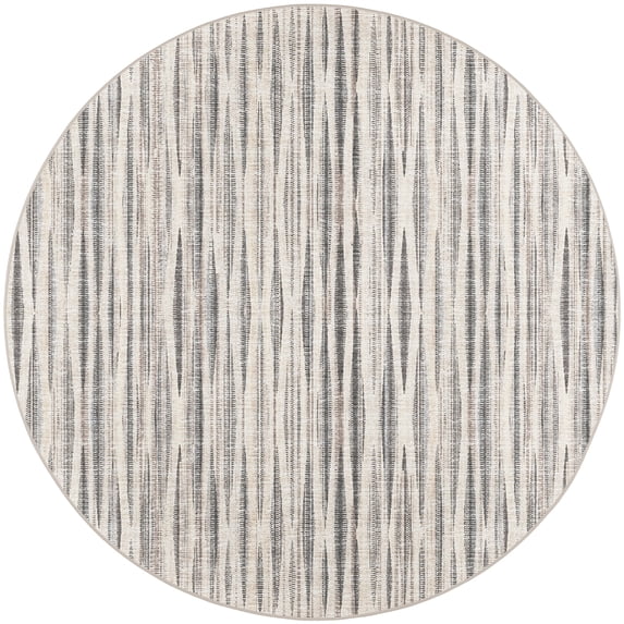 Dalyn Rugs Amador Area Rug AA1 AA1IV6RO Ivory, 6' x 6'