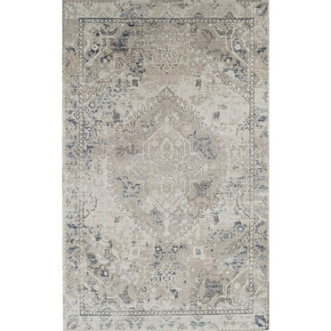 Dalyn Antigua Area Rug AN7 An7 Linen Linen Bordered Curves 5' 3" x 7' 7" Rectangle