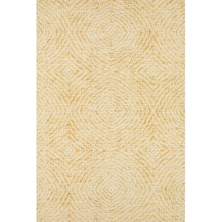 Dalyn Brisbane Area Rug BR3 Br3 Gold Gold Rings Loops 8' x 8' Round