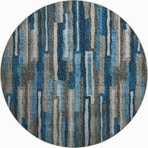 Dalyn Rug Company & Addison Rugs Brisbane BR7 Navy 8' x 8' Round Rug