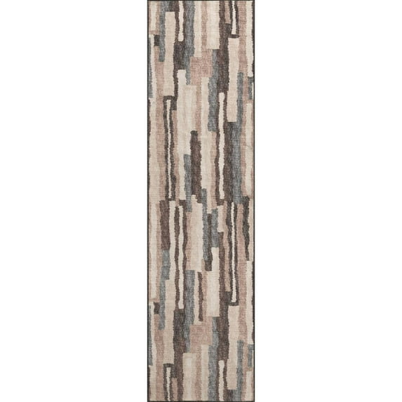 Dalyn Brisbane Area Rug BR7 Br7 Sable Sable Lines Rows 2' 3" x 7' 6" Rectangle