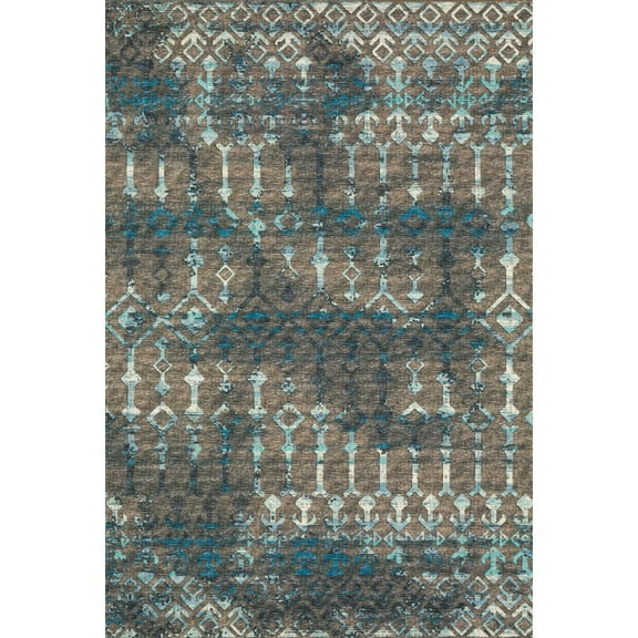Dalyn Brisbane Area Rug BR8 Br8 Sable Sable Faded Diamonds 3' x 5' Rectangle