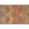 thumbnail image 1 of Dalyn Brisbane Area Rug BR9 Br9 Sunset Sunset Diagonal Blocks 1' 8" x 2' 6" Rectangle, 1 of 5