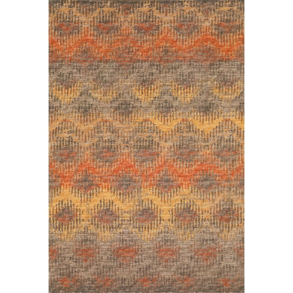 Dalyn Brisbane Area Rug BR9 Br9 Sunset Sunset Diagonal Blocks 2' 3" x 7' 6" Rectangle
