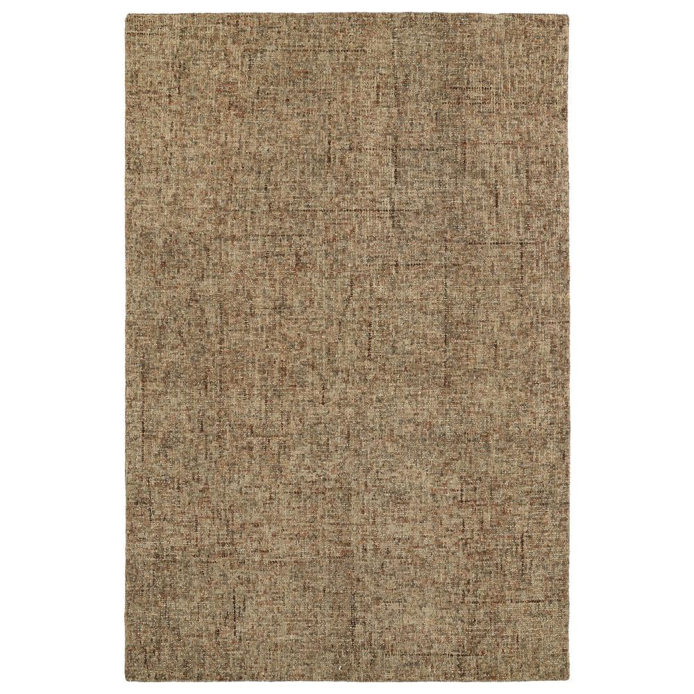 Desert Taupe Hand-Tufted Wool 5' x 7' Rug