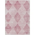 thumbnail image 1 of Addison Rugs Machine Washable Indoor/ Outdoor Modern Diamonds Chantille Rug Merlot - 5' x 7'6", 1 of 5