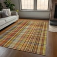 thumbnail image 1 of Addison Rugs Chantille Indoor/Outdoor Transitional Plaid Paprika Washable Rectangle Rug, 9' x 12', 1 of 6