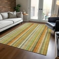 thumbnail image 1 of Addison Rugs Chantille Indoor/Outdoor Transitional Stripes Khaki Washable Rectangle Rug, 5' x 7'6", 1 of 5