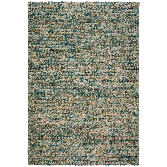 Dalyn Hanu Area Rug HU1-Teal HU1TE4X6 Teal, 3'6" x 5'6"