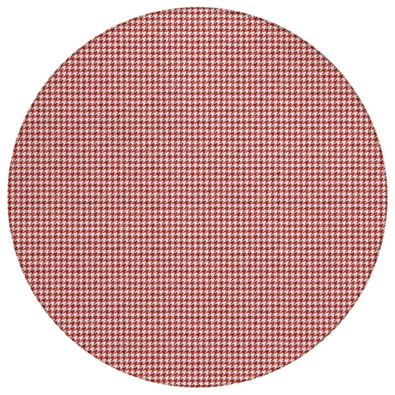 Dalyn Hinton Area Rug HN1-Red HN1RD8RO Red, 8' x 8'