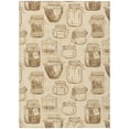 thumbnail image 1 of Dalyn Rugs Indoor/Outdoor Kendall KE18 Parchment Washable 10' x 14' Rug, 1 of 7