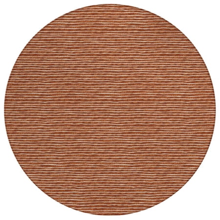 Indoor/Outdoor Laidley LA1 Paprika Washable 8' x 8' Rug