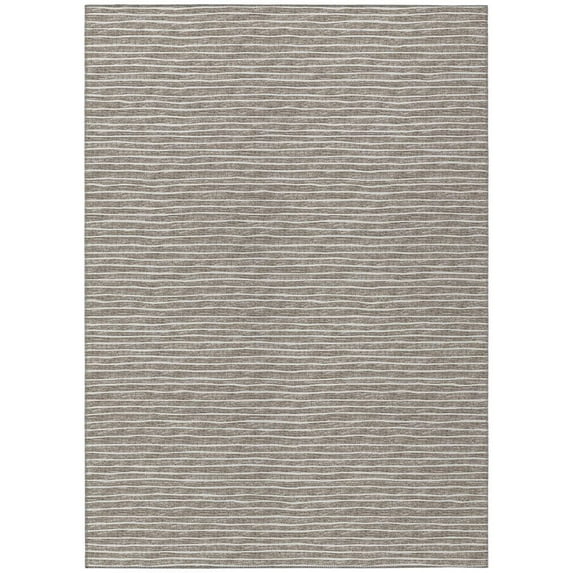 Indoor/Outdoor Laidley LA1 Taupe Washable 10' x 14' Rug