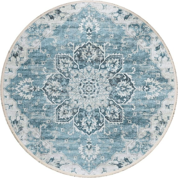 Marbella MB3 Blue Traditional Rug 10' X 10'