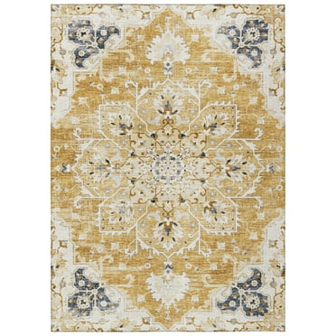 Dalyn Rug Company & Addison Rugs Indoor/Outdoor Marbella MB3 Gold Washable 3' x 5' Rug
