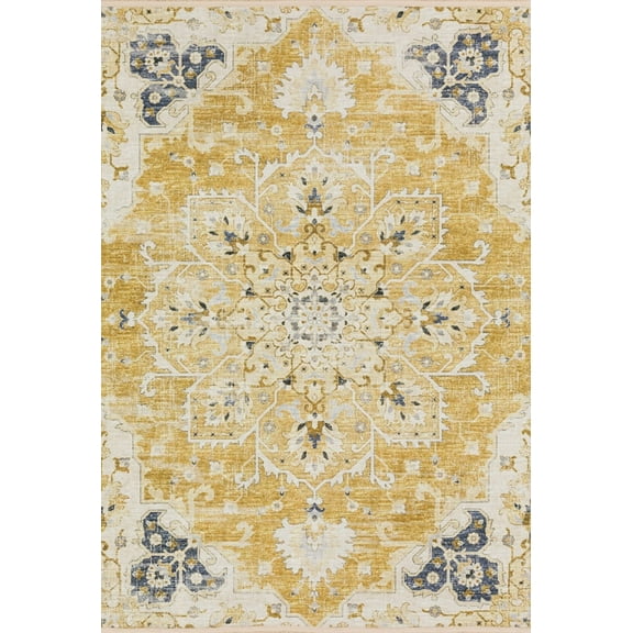 Dalyn Marbella Area Rug MB3 Mb3 Gold Gold 3' x 5' Rectangle