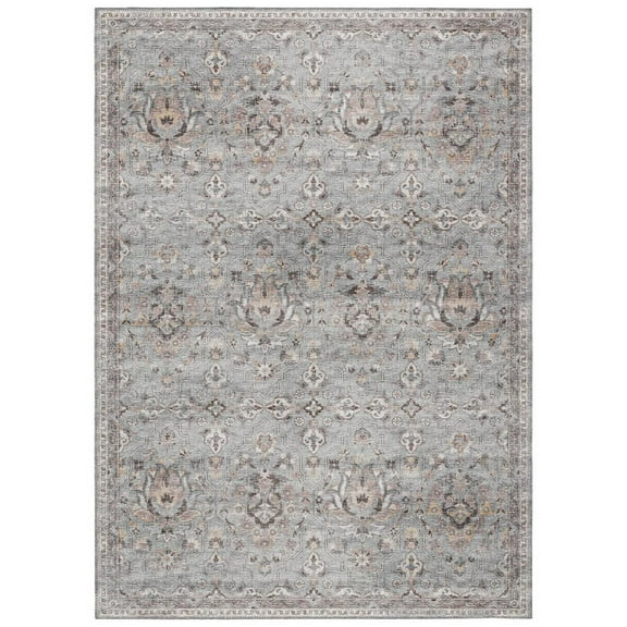 Dalyn Rug Company & Addison Rugs Indoor/Outdoor Marbella MB4 Silver Washable 5' x 7'6" Rug