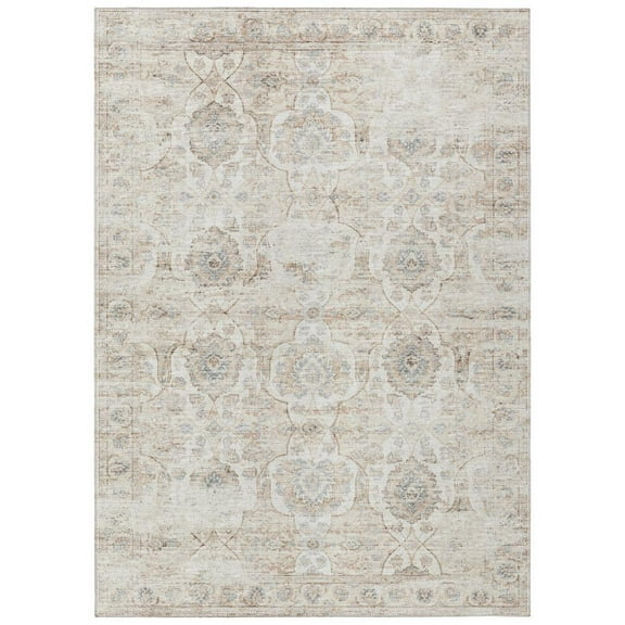 Dalyn Rug Company & Addison Rugs Indoor/Outdoor Marbella MB5 Ivory Washable 5' x 7'6" Rug