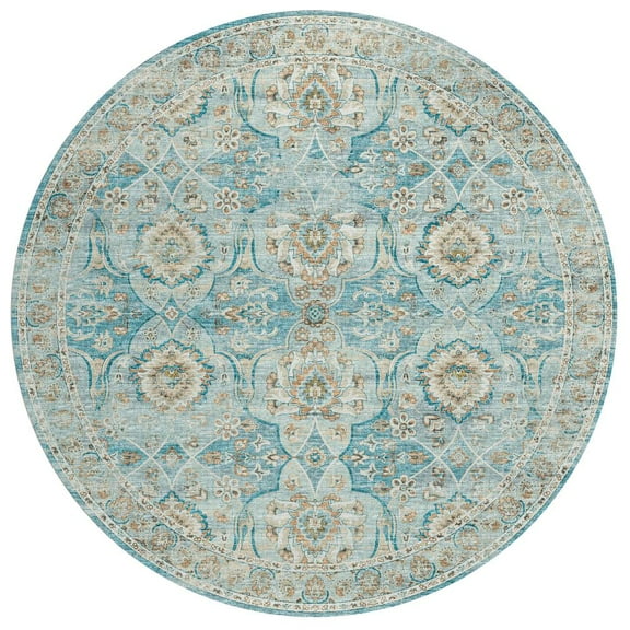 Dalyn Rug Company & Addison Rugs Indoor/Outdoor Marbella MB5 Mediterranean Washable 8' x 8' Round Rug