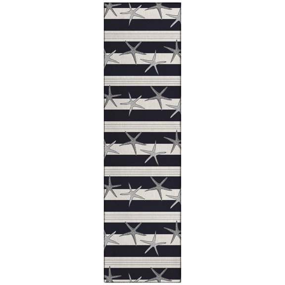 Dalyn Seabreeze Area Rug SZ12-Black SZ12BK2X8 Black, 2'3" x 7'6"