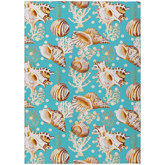 Dalyn Seabreeze Area Rug SZ6-Teal SZ6TE8X10 Teal, 8' x 10'
