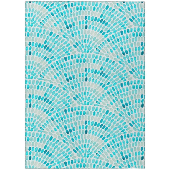 Dalyn Seabreeze Area Rug SZ7-Teal SZ7TE8X10 Teal, 8' x 10'