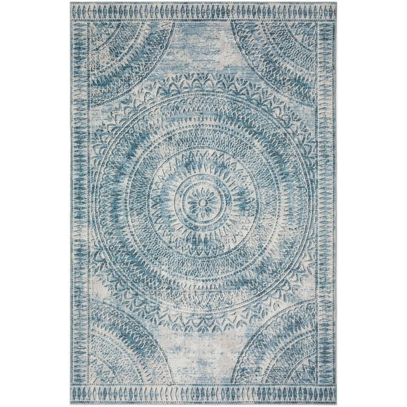 Dalyn Rug Company & Addison Rugs Indoor/Outdoor Sedona SN7 Indigo Washable 9' x 12' Rug